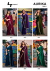 Aurika Vol 5 By LT Nc Malai Silk Embroidery Bulk Saree Orders In India
